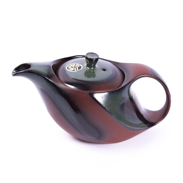 Konvicka tokoname 3 - červeno modrá - kyusu-tokoname-31-b