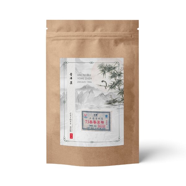 Shu pu erh yong zhen zhuan cha - 50g - Shu-Pu-Erh-Yong-Zhen-Zhuan Cha-275-ziplock-50g