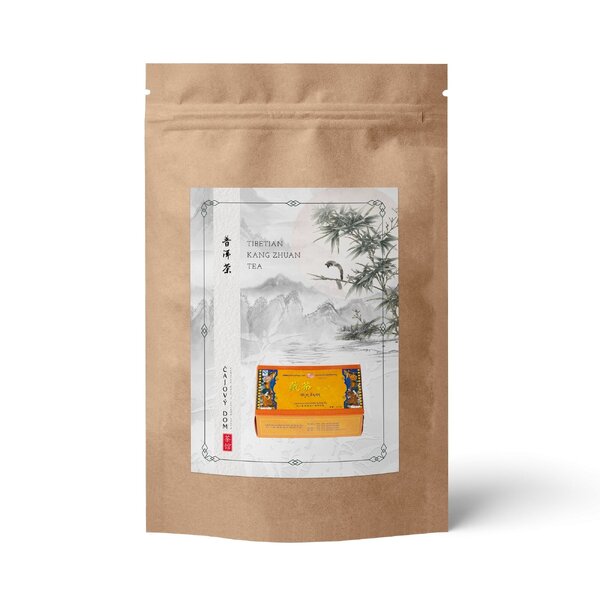 Tibetian kang zhuan tea - 50 g - Tibetian-Kang Zhuan Tea-ziplock-50g