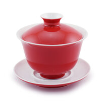 Zhong porcelánový prémiový - červený - 150 ml